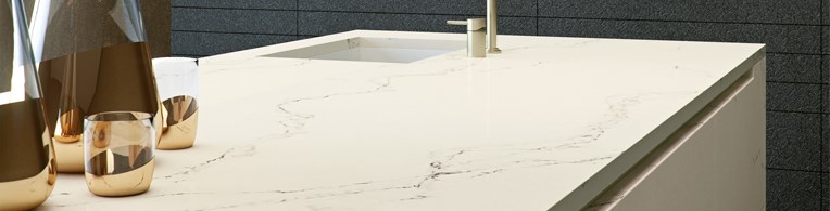 5111 Statuario Nuvo - Caesarstone Quartz | Reflections Granite & Marble