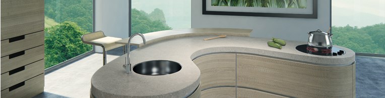 6131 Bianco Drift - Caesarstone Quartz | Reflections Granite & Marble