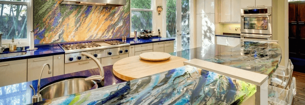 Rainbow Onyx Kitchen | Reflections Granite & Marble