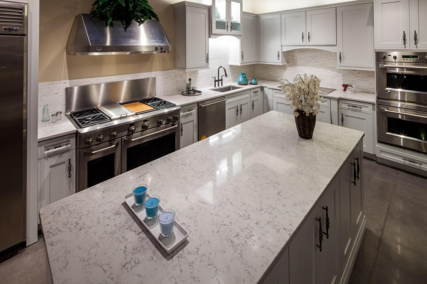 Quartz Engineered Stone Countertops Reflections Granite Marble