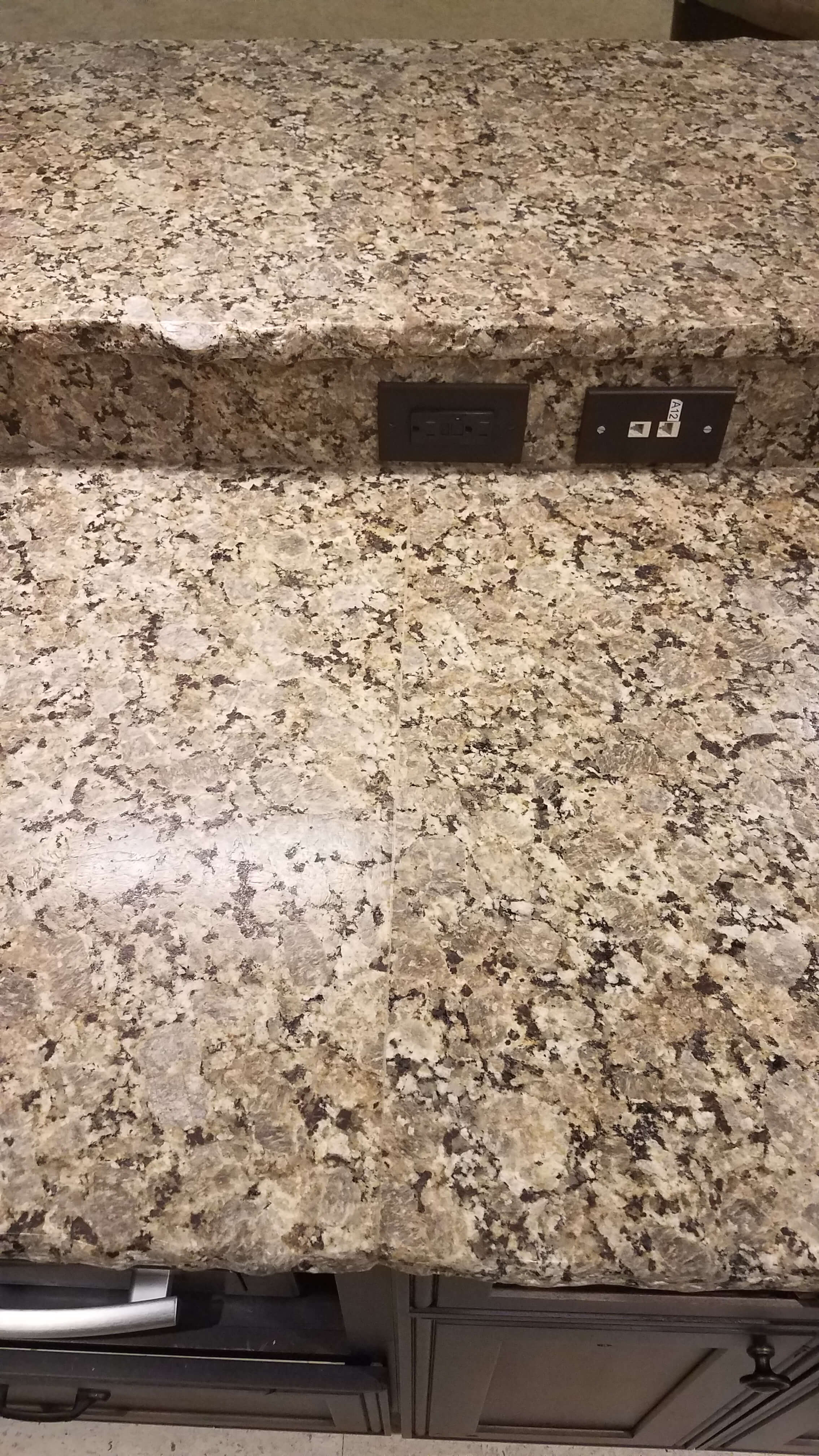 Beige Butterfly Granite with Chiseled Edge 5 | Reflections Granite & Marble